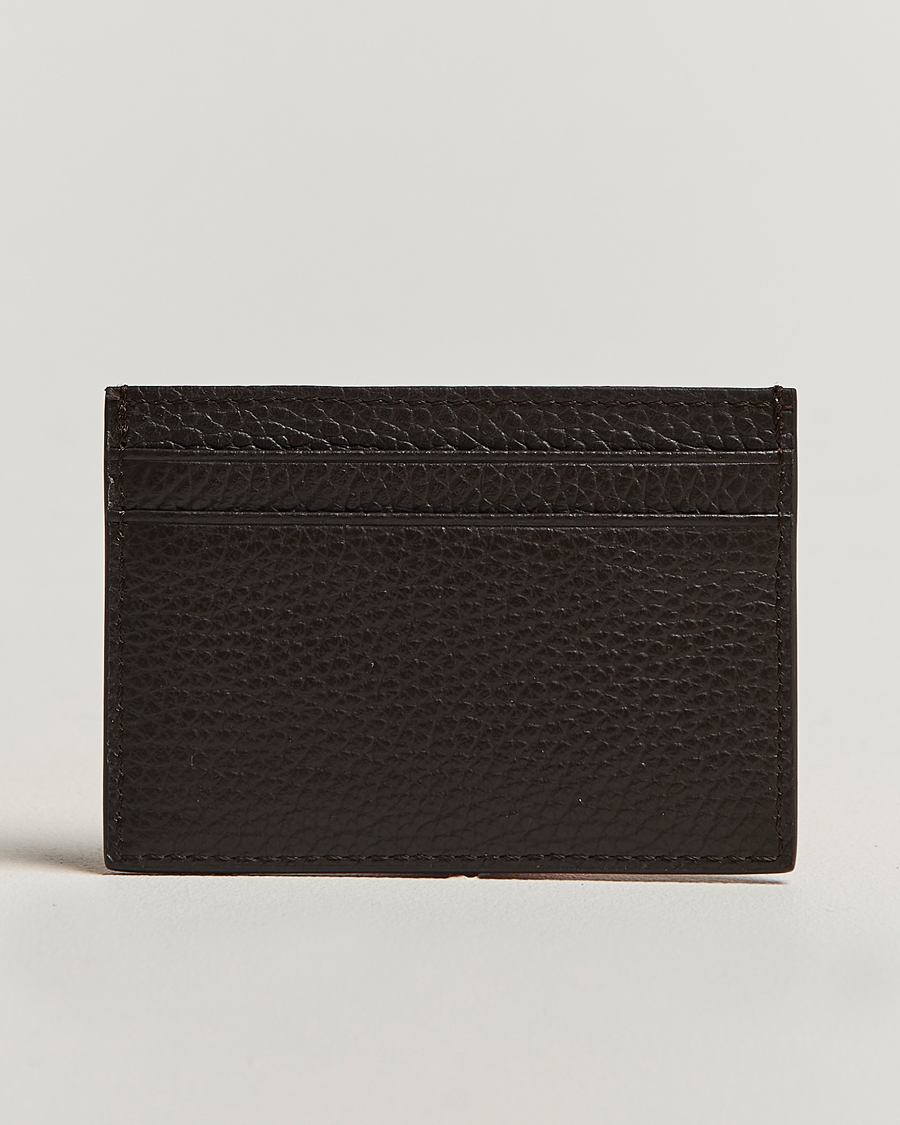 Herr | Plånböcker | Tiger of Sweden | Wharf Leather Card Holder Dark Brown