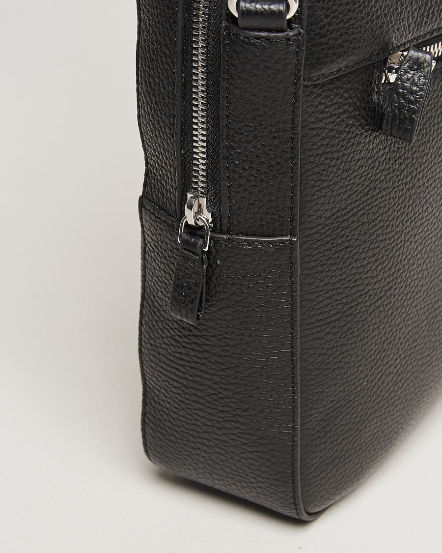Herr | Tiger of Sweden Beckholmen Leather Briefcase Black | Tiger of Sweden | Beckholmen Leather Briefcase Black