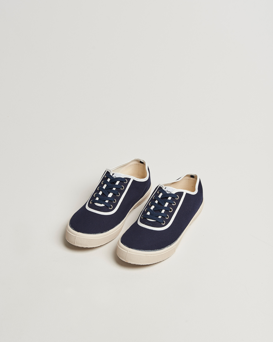 Herr | Sneakers | Novesta | Cotton Deck Shoe Navy