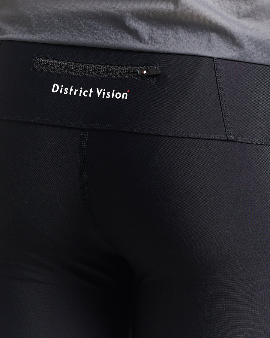 Herr | Shorts | District Vision | 9 Inch Recycled Half Tights Black