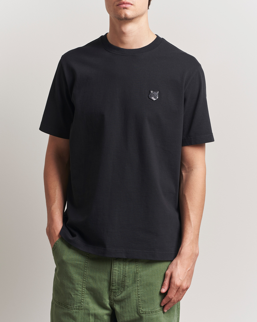 Herr | T-Shirts | Maison Kitsuné | Tonal Fox Head T-Shirt Black