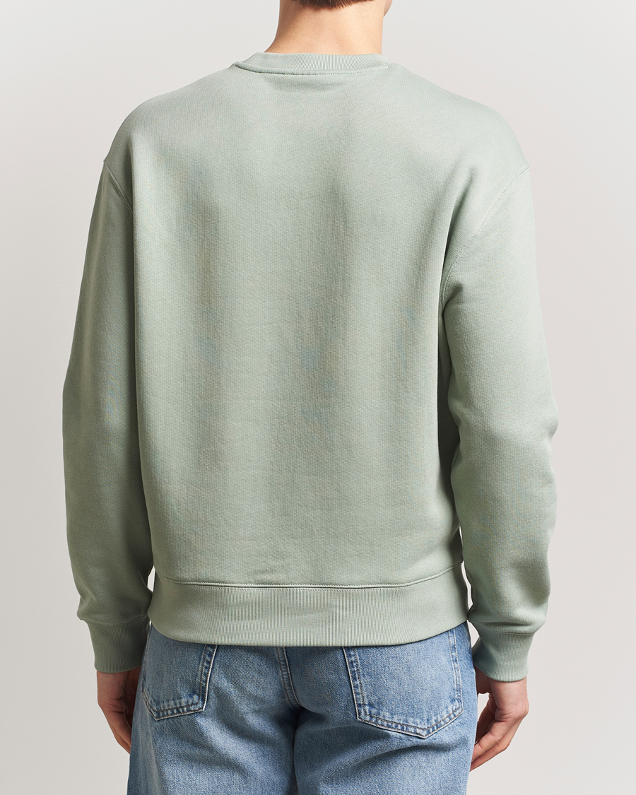 Herr | Tröjor | Maison Kitsuné | Handwriting Sweatshirt Vert De Gris