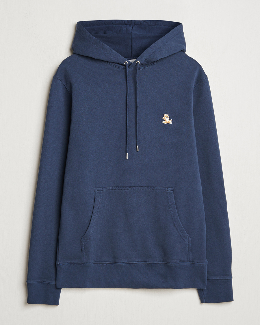 Herr | Tröjor | Maison Kitsuné | Chillax Hoodie Ink Blue