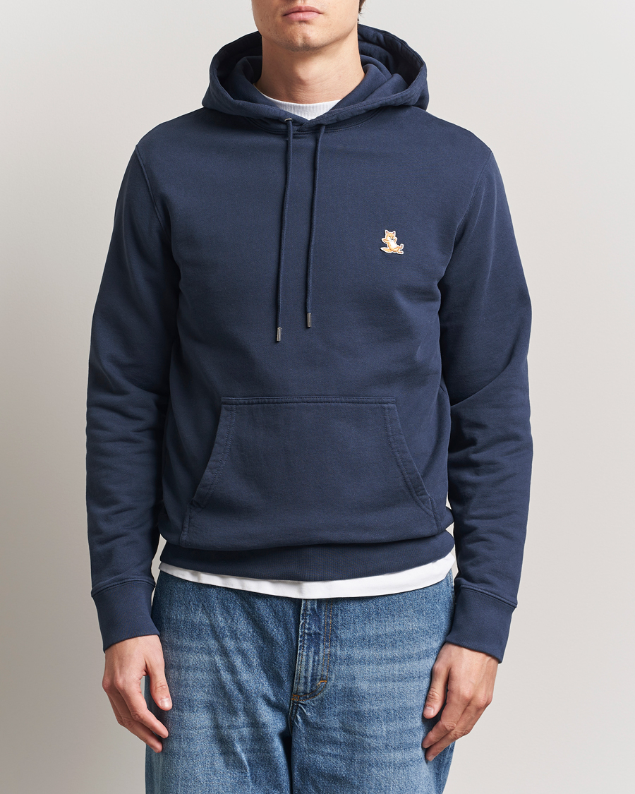 Herr | Tröjor | Maison Kitsuné | Chillax Hoodie Ink Blue