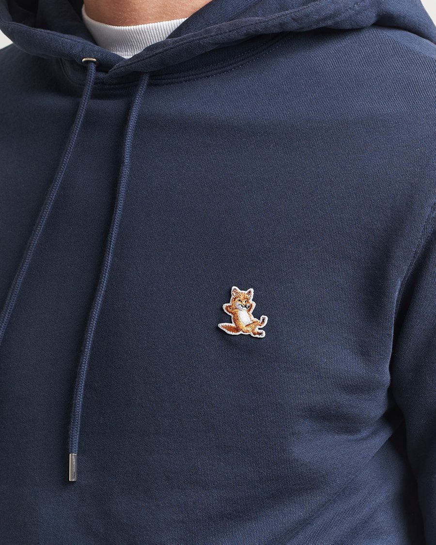 Herr | Tröjor | Maison Kitsuné | Chillax Hoodie Ink Blue