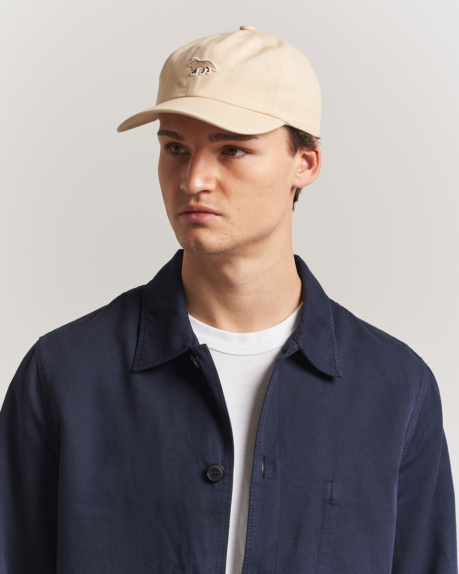 Herr | Hattar & kepsar | Maison Kitsuné | Baby Fox 6 Panel Cap Marble