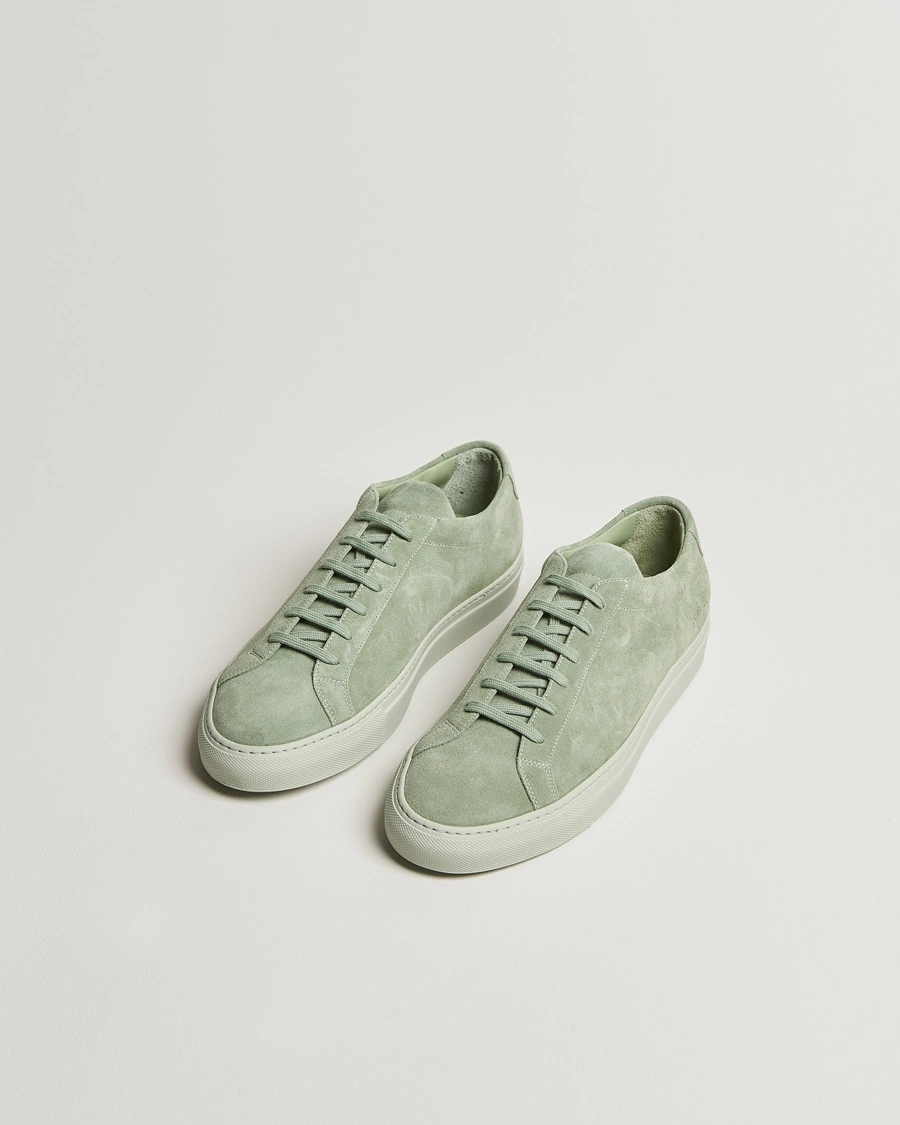 Herr | Sneakers | Common Projects | Original Achilles Suede Sneaker Salvia Green