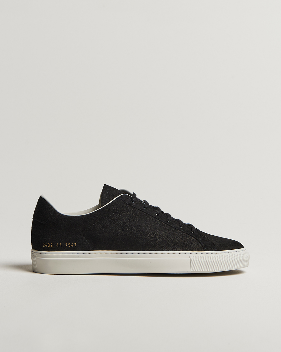 Herr | Sneakers | Common Projects | Retro Suede Sneaker Black