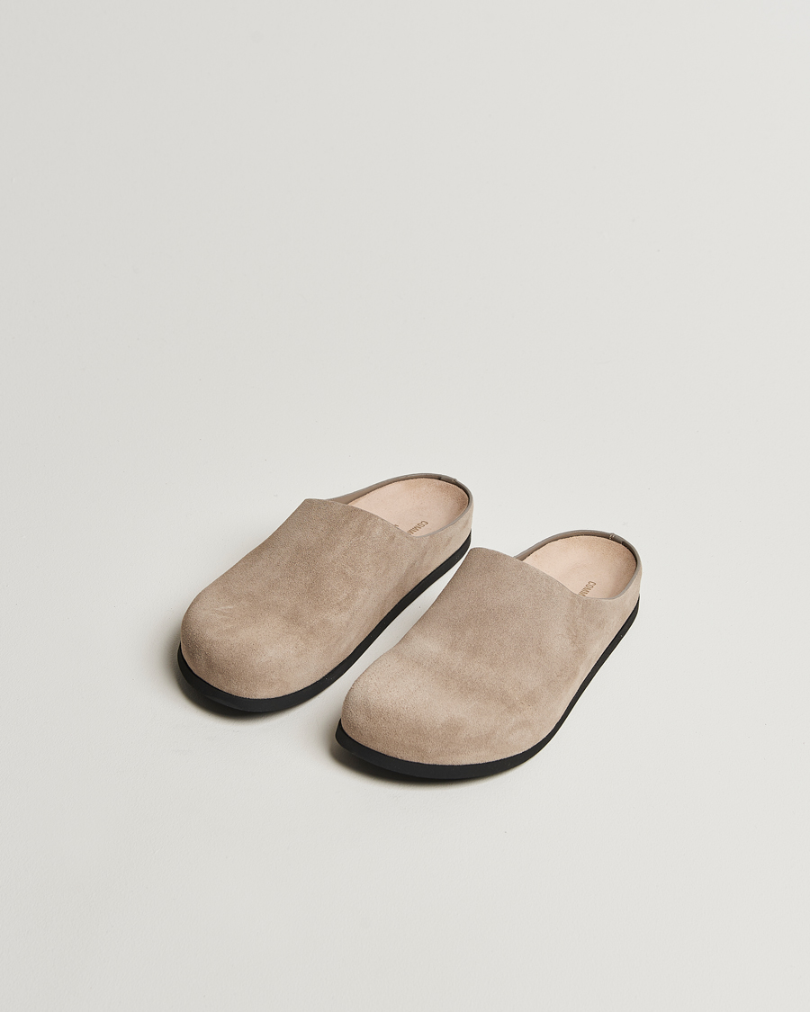 Herr | Common Projects Suede Clog Taupe | Common Projects | Suede Clog Taupe