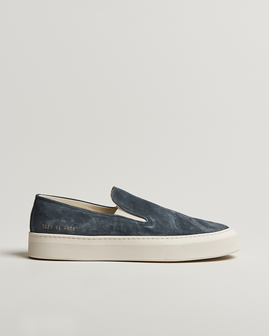 Herr | Sneakers | Common Projects | Suede Slip On Sneaker Navy