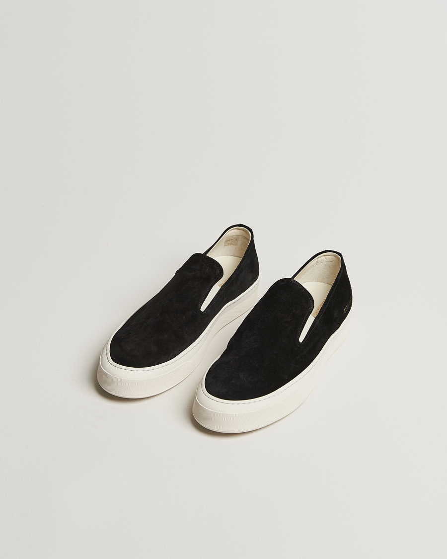 Herr | Sneakers | Common Projects | Suede Slip On Sneaker Black