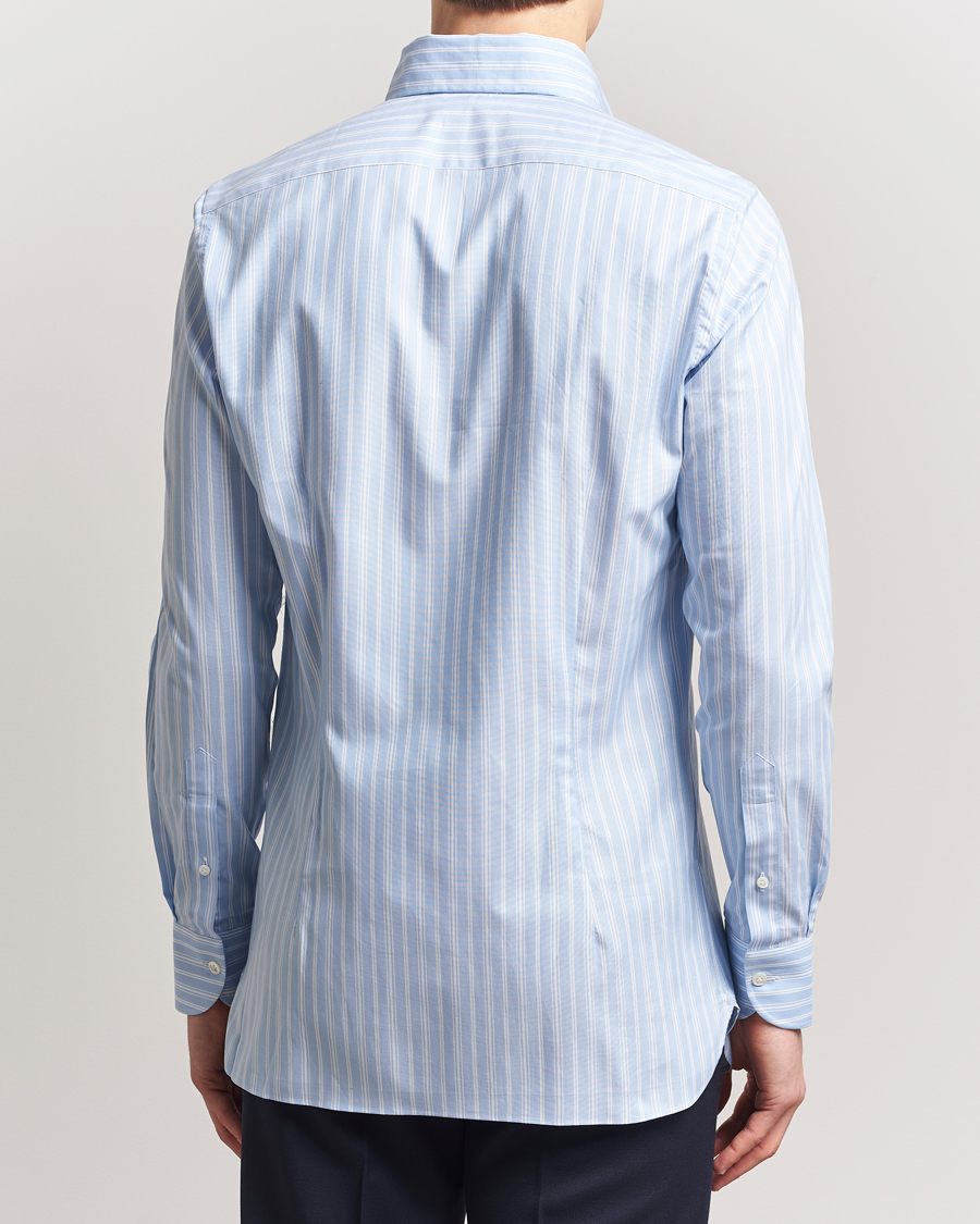 Herr | Skjortor | 100Hands | Striped Button Down Oxford Shirt Blue