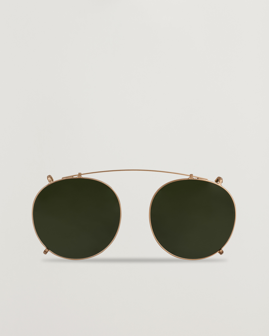 Herr | TBD Eyewear Clip-ons Gold/Bottle Green | TBD Eyewear | Clip-ons Gold/Bottle Green