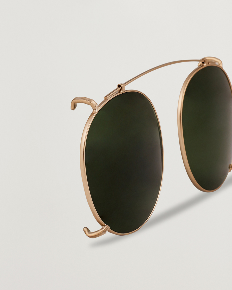 Herr | Solglasögon | TBD Eyewear | Clip-ons Gold/Bottle Green