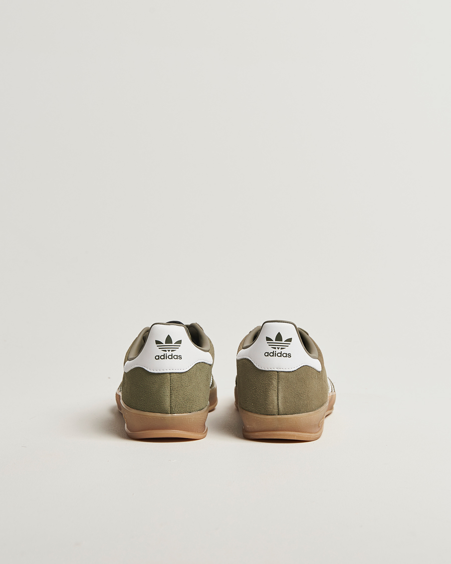 Herr | Sneakers | adidas Originals | Gazelle Indoor Sneaker Olive/White