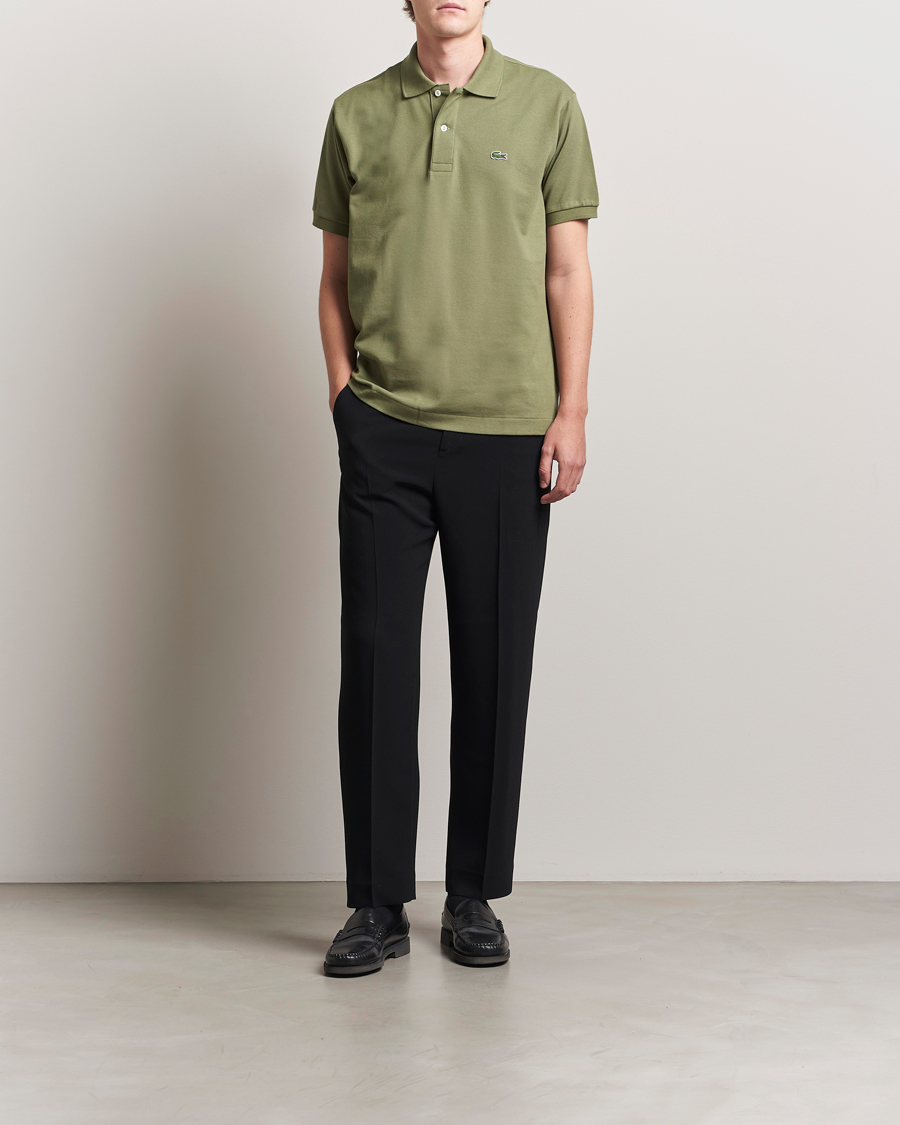 Herr | Pikéer | Lacoste | Original Polo Piké Khaki Green