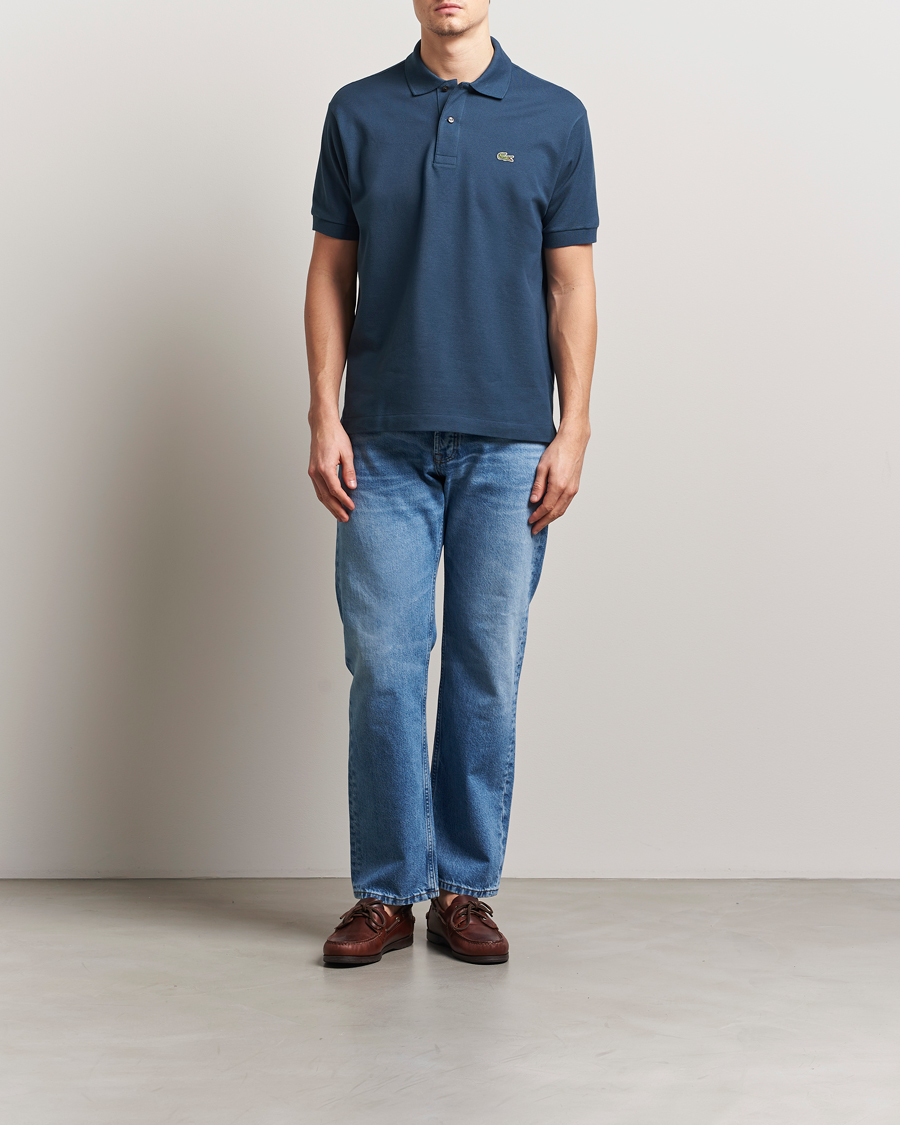 Herr | Pikéer | Lacoste | Original Polo Piké Falcon Blue