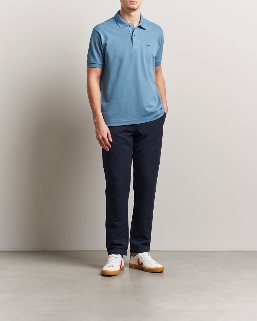 Herr | Pikéer | Lacoste | Original Polo Piké Limestone Blue