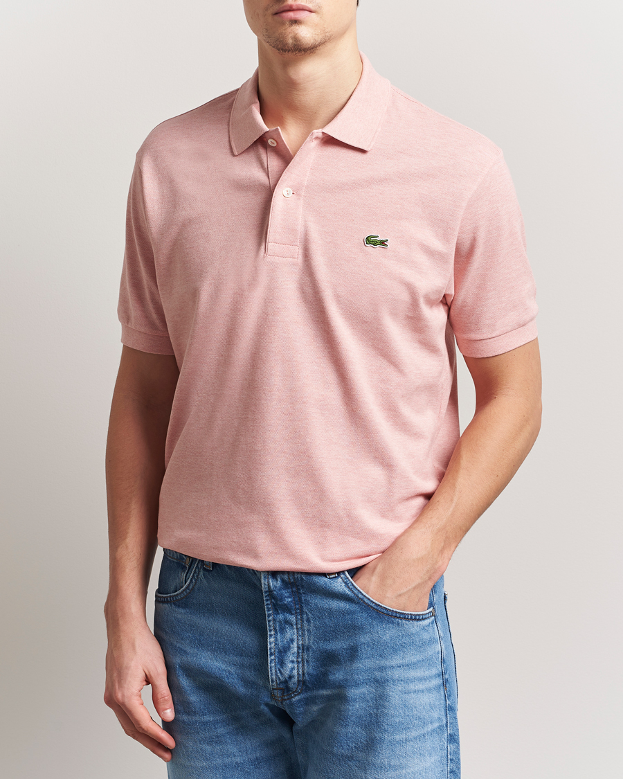 Herr | Pikéer | Lacoste | Original Polo Piké Strawberry Chine