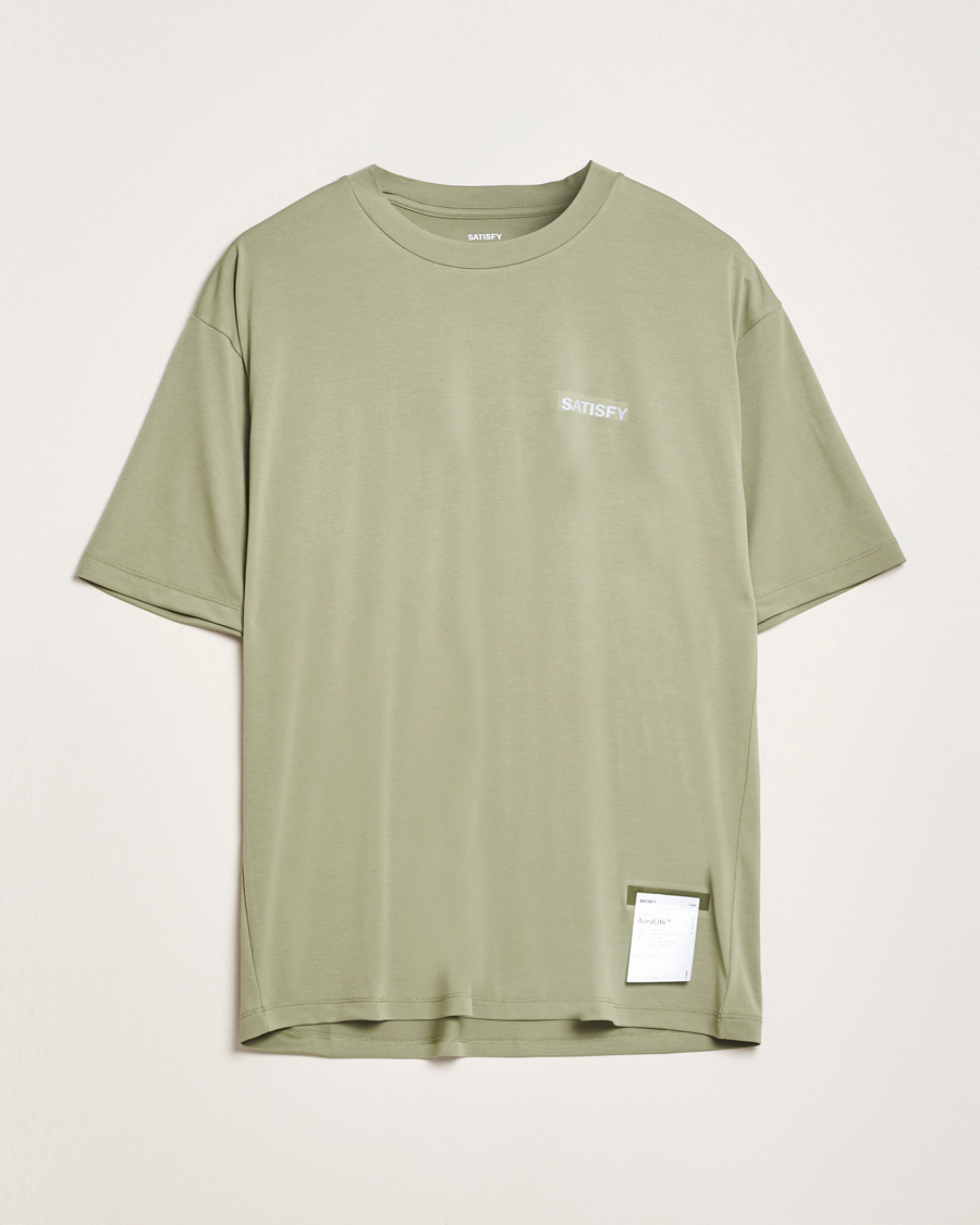 Herr | T-Shirts | Satisfy | AuraLite T-Shirt Oil Green