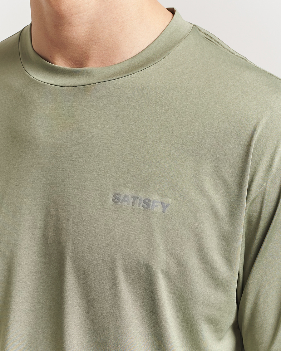 Herr | T-Shirts | Satisfy | AuraLite T-Shirt Oil Green