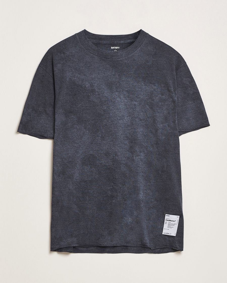 Herr | T-Shirts | Satisfy | CloudMerino Cordura T-Shirt Sun Bleached Black