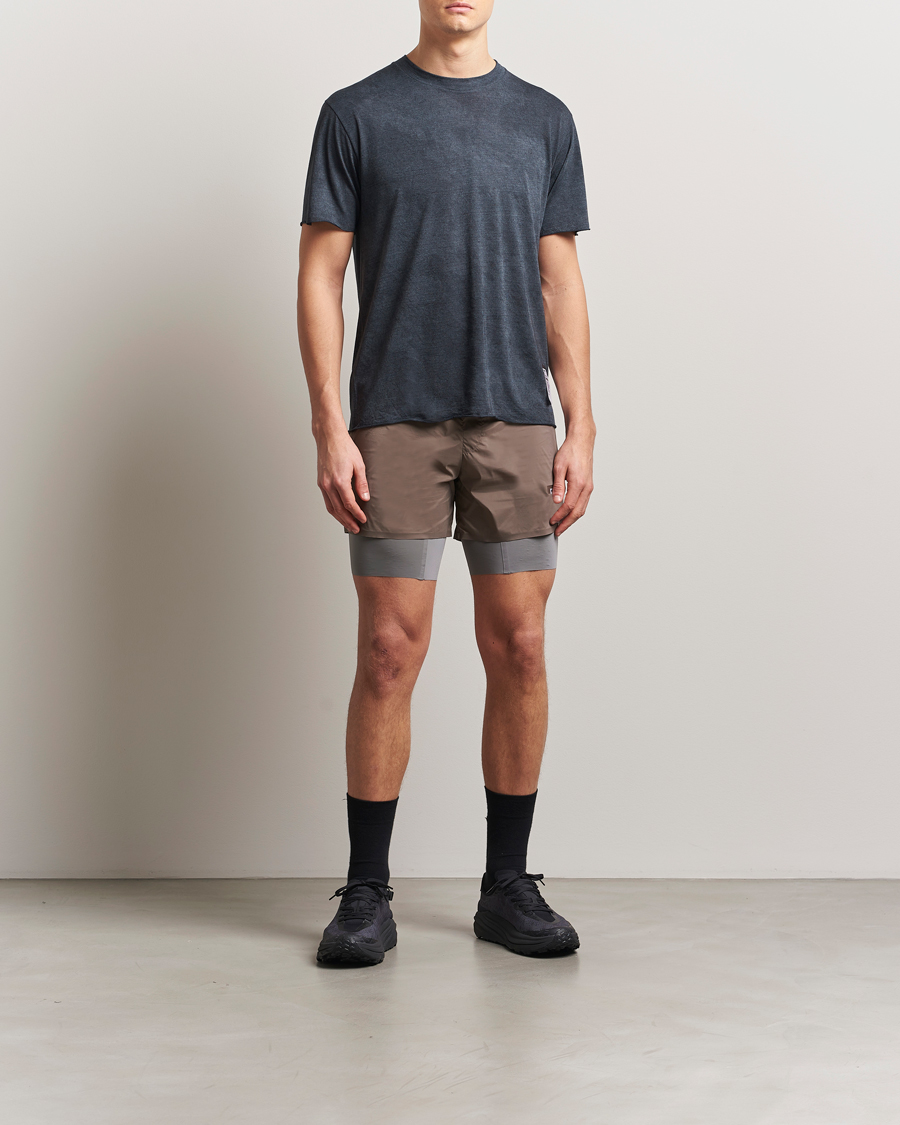 Herr | T-Shirts | Satisfy | CloudMerino Cordura T-Shirt Sun Bleached Black