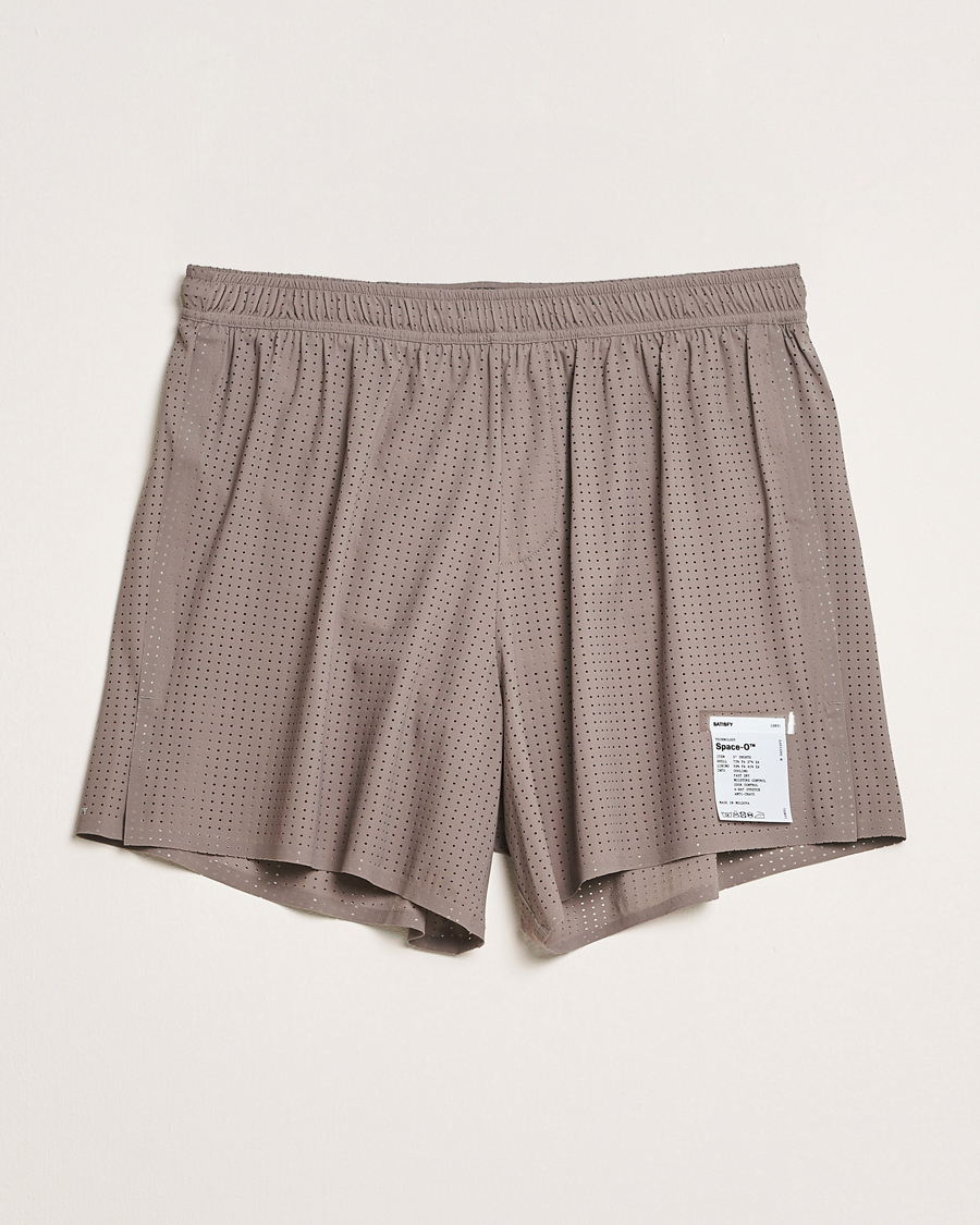Herr | Shorts | Satisfy | Space-O 5 Inch Shorts Taupe