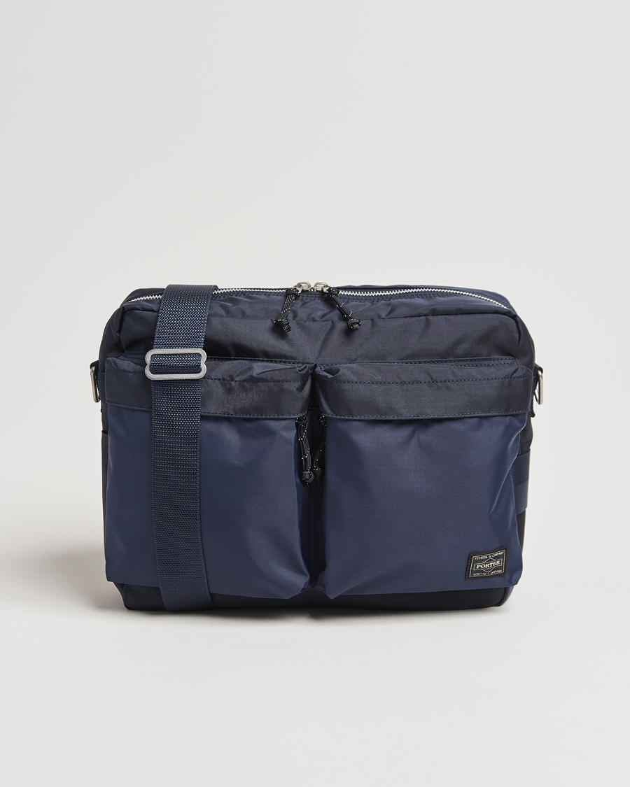 Herr | Väskor | Porter-Yoshida & Co. | Force Shoulder Bag Navy Blue