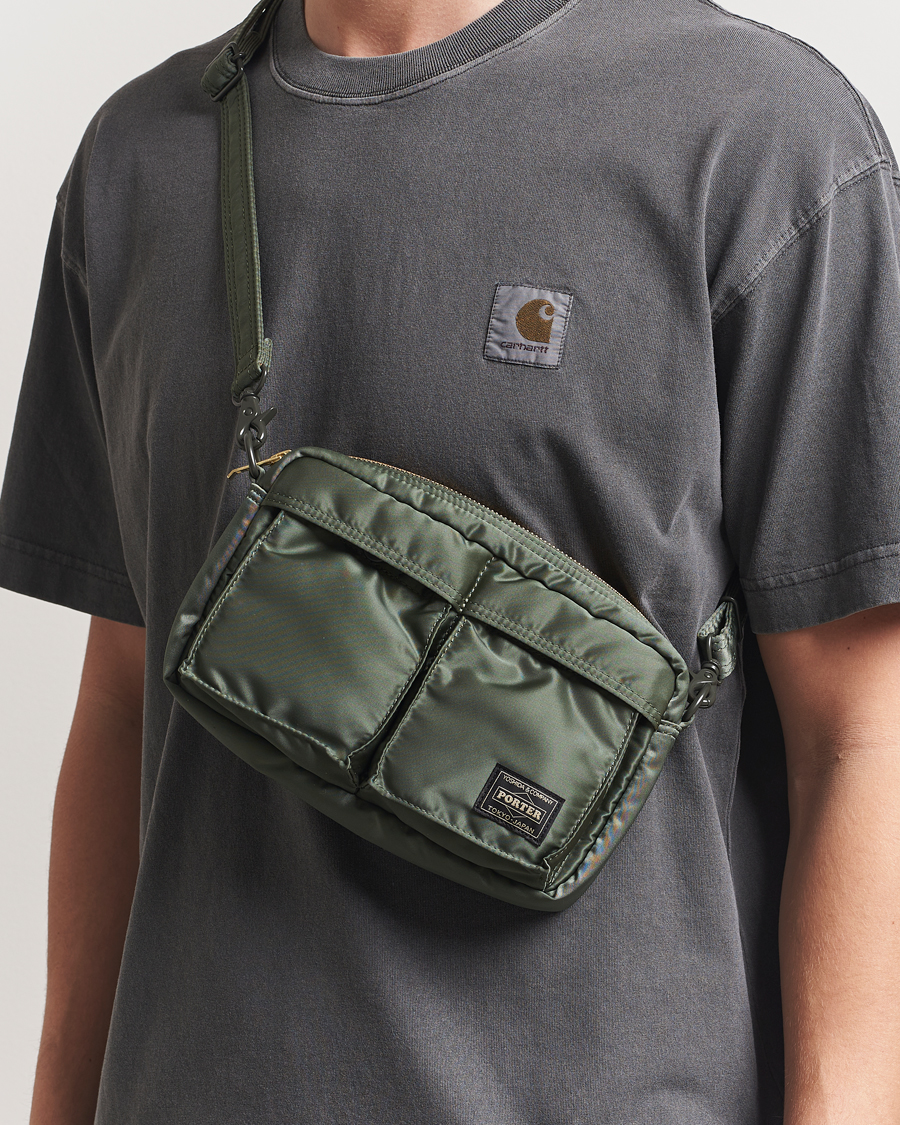 Herr | Väskor | Porter-Yoshida & Co. | Tanker Sling Bag Sage Green