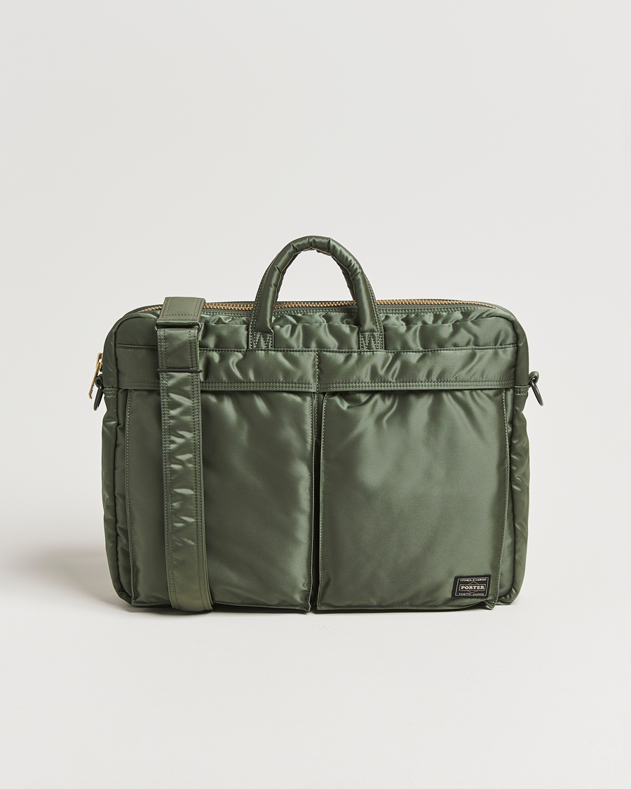 Herr | Väskor | Porter-Yoshida & Co. | New Tanker 2Way Document Bag Sage Green