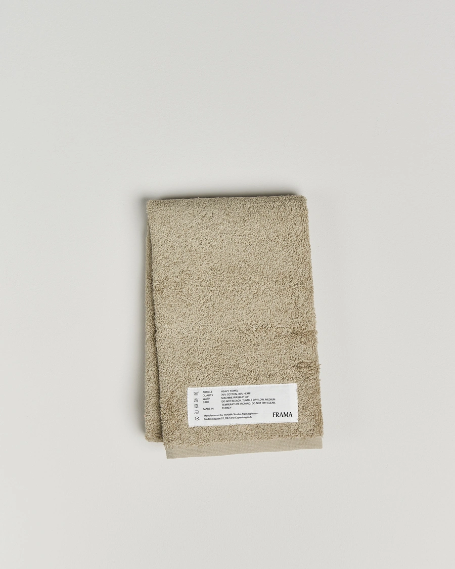 Herr | Textilier | Frama | Heavy Hand Towel 50x80cm Sage Green