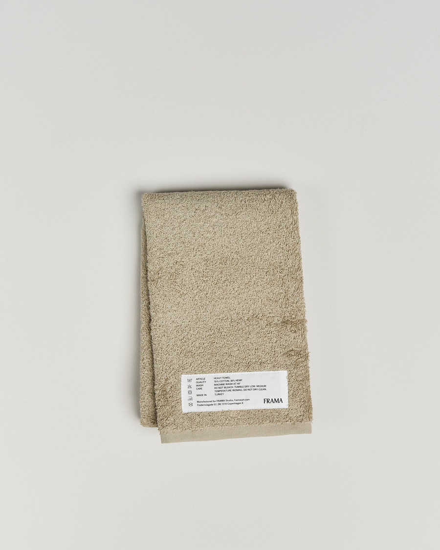 Herr | Textilier | Frama | Heavy Hand Towel 50x80cm Sage Green