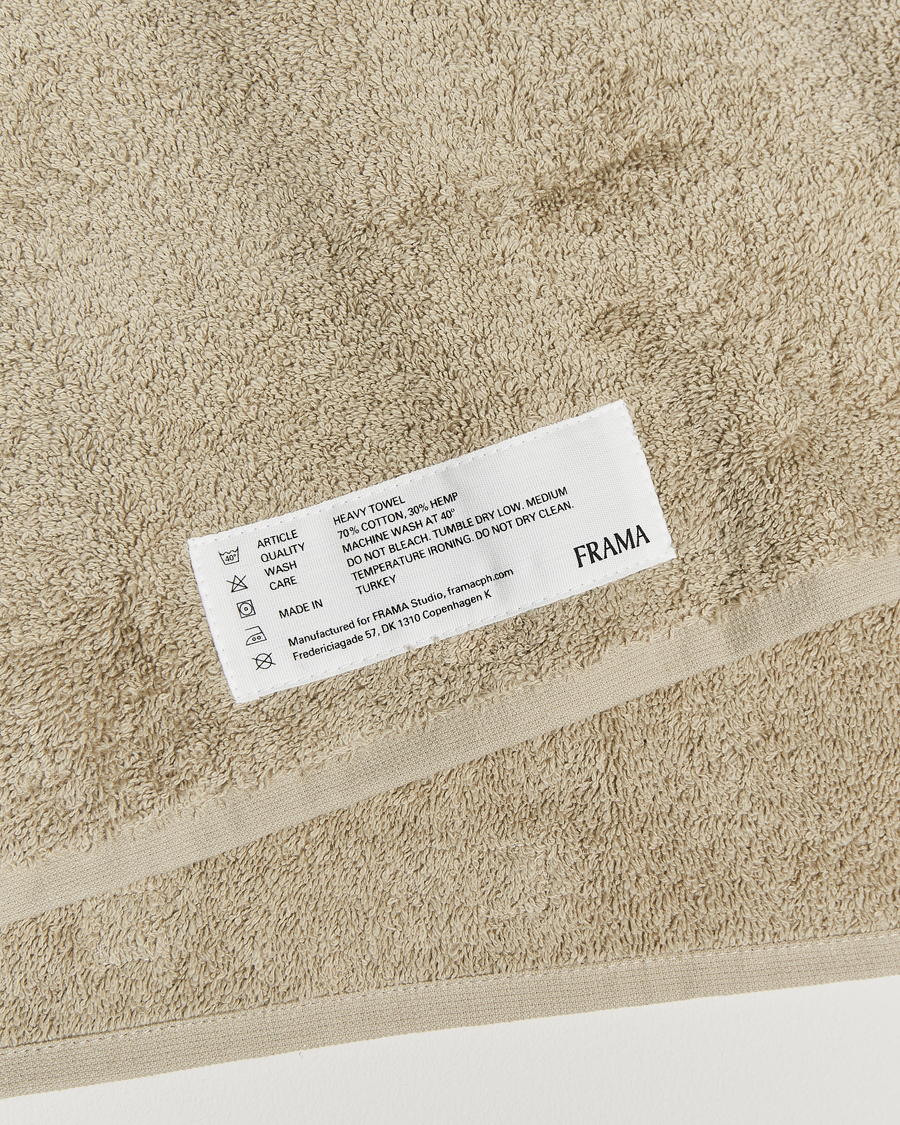 Herr | Textilier | Frama | Heavy Hand Towel 50x80cm Sage Green