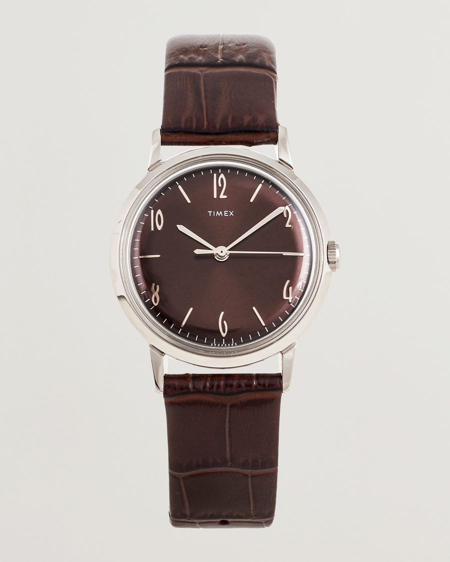 Herr | Timex Marlin Handwind 34mm Chocolate Brown Dial | Timex | Marlin Handwind 34mm Chocolate Brown Dial