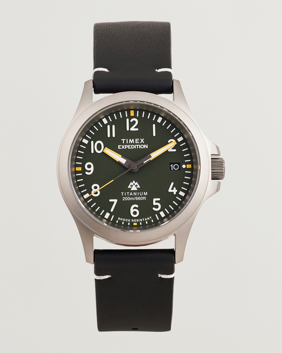 Herr | Timex Expedition Titanium 38mm Green Dial | Timex | Expedition Titanium 38mm Green Dial