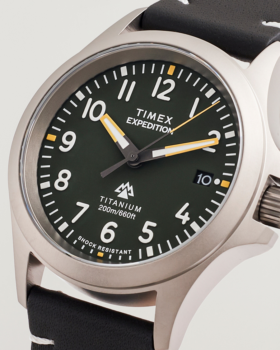 Herr | Timex Expedition Titanium 38mm Green Dial | Timex | Expedition Titanium 38mm Green Dial