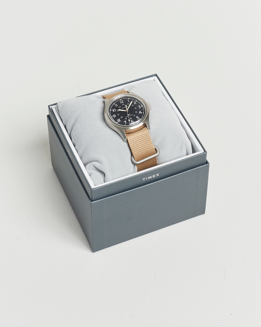 Herr | Timex MK1 Hand Wind 36mm Tan Black Dial | Timex | MK1 Hand Wind 36mm Tan Black Dial