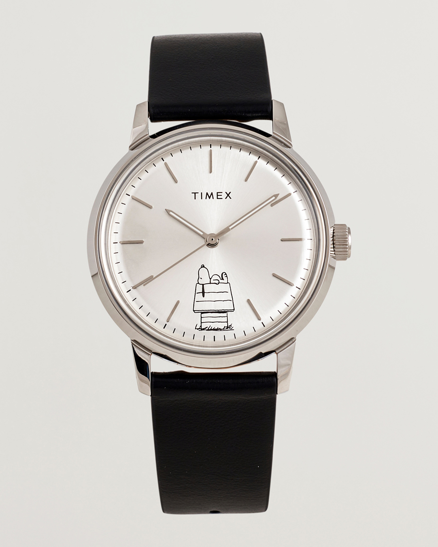Herr | Timex Timex X Peanuts Automatic Snoopy 40mm Silver Dial | Timex | X Peanuts Automatic Snoopy 40mm Silver Dial