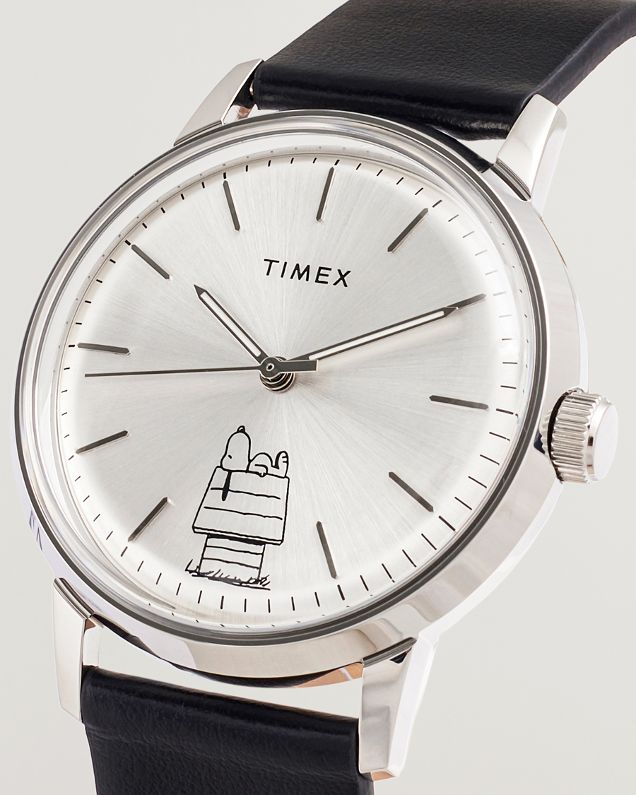 Herr | Timex Timex X Peanuts Automatic Snoopy 40mm Silver Dial | Timex | X Peanuts Automatic Snoopy 40mm Silver Dial