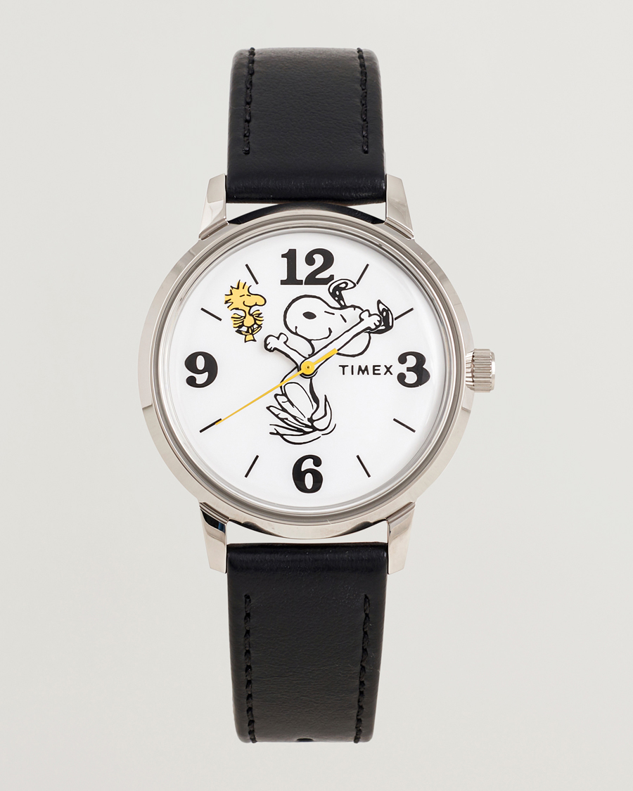 Herr | Timex Timex X Peanuts Marlin Quartz Snoopy 38mm White Dial | Timex | X Peanuts Marlin Quartz Snoopy 38mm White Dial