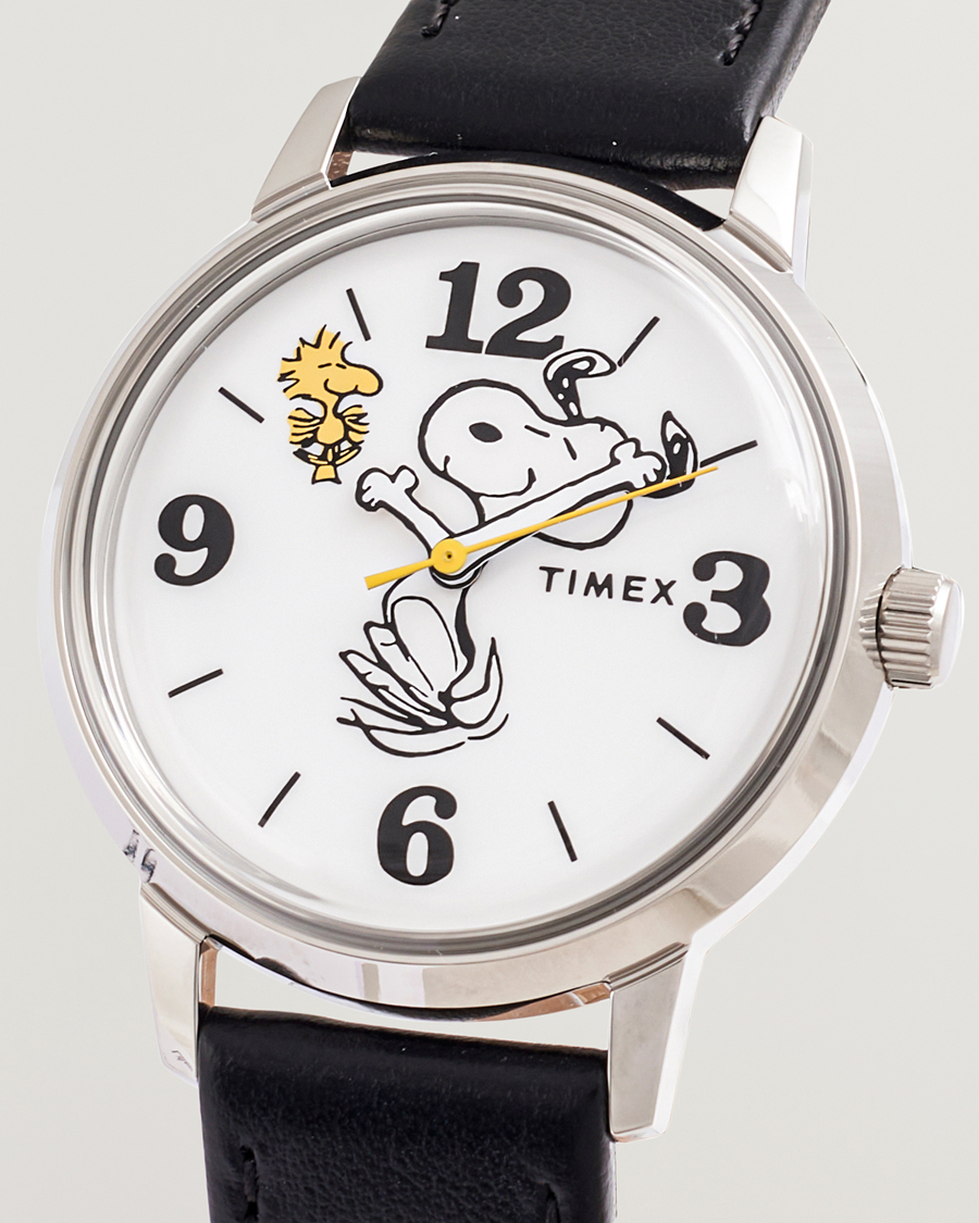 Herr | Timex Timex X Peanuts Marlin Quartz Snoopy 38mm White Dial | Timex | X Peanuts Marlin Quartz Snoopy 38mm White Dial