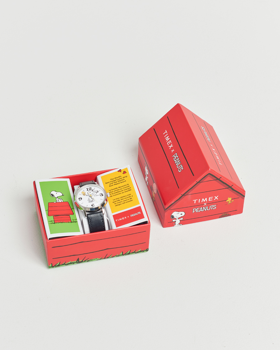 Herr | Timex Timex X Peanuts Marlin Quartz Snoopy 38mm White Dial | Timex | X Peanuts Marlin Quartz Snoopy 38mm White Dial