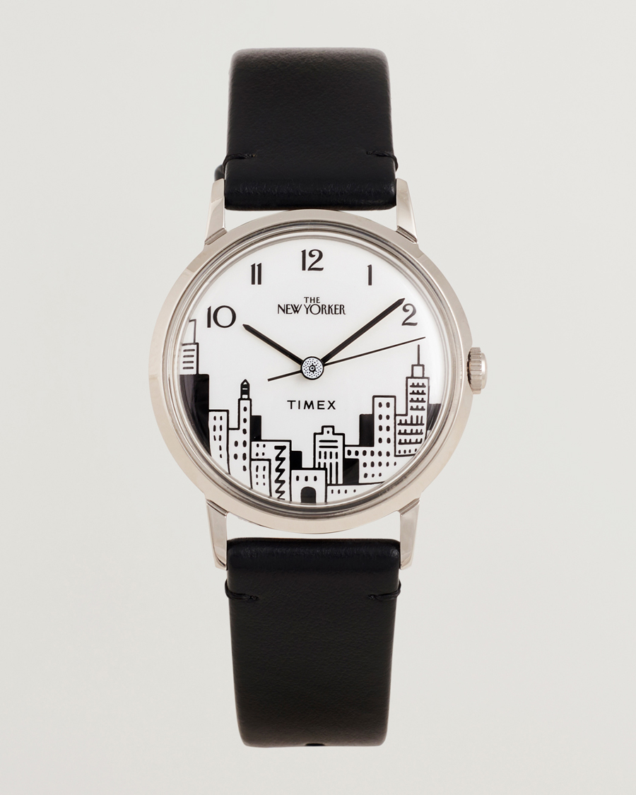 Herr | Timex Timex X New Yorker Marlin Hand Wind 34mm White Dial | Timex | X New Yorker Marlin Hand Wind 34mm White Dial
