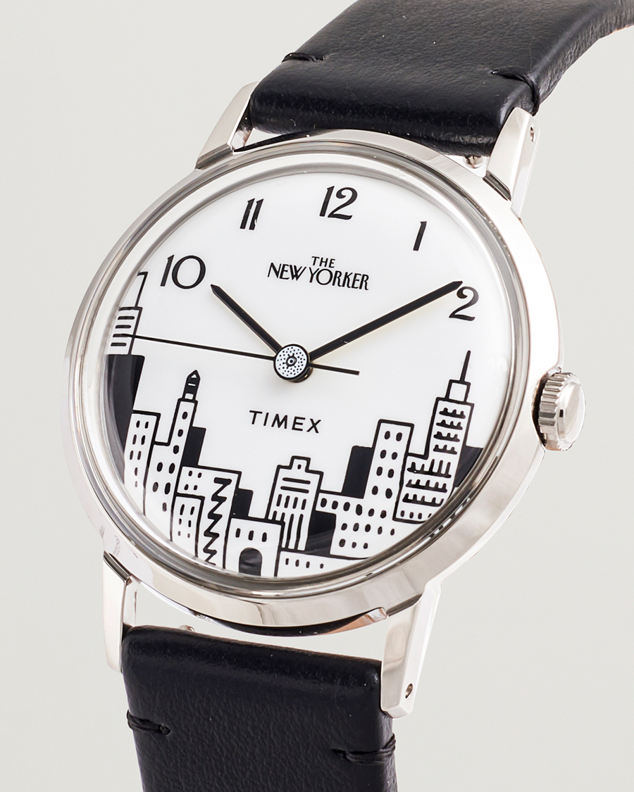 Herr | Timex Timex X New Yorker Marlin Hand Wind 34mm White Dial | Timex | X New Yorker Marlin Hand Wind 34mm White Dial