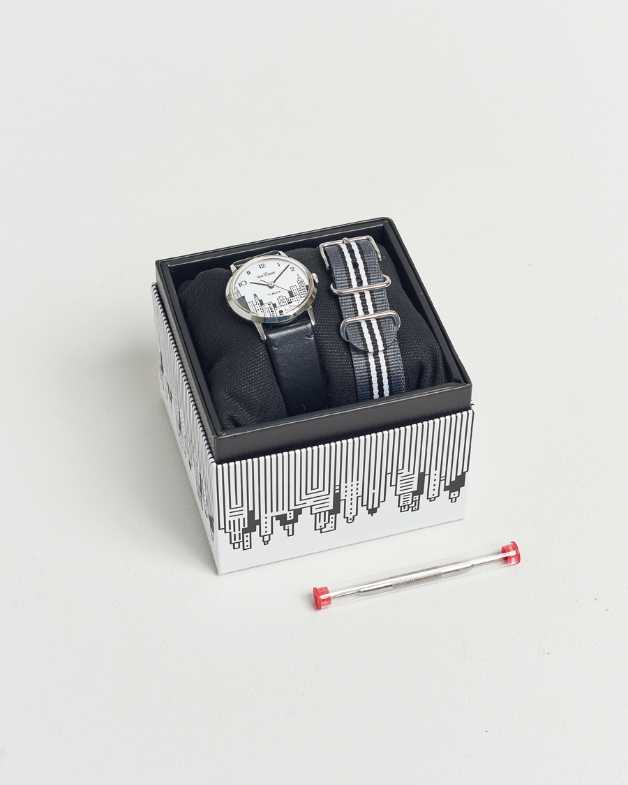 Herr | Timex Timex X New Yorker Marlin Hand Wind 34mm White Dial | Timex | X New Yorker Marlin Hand Wind 34mm White Dial