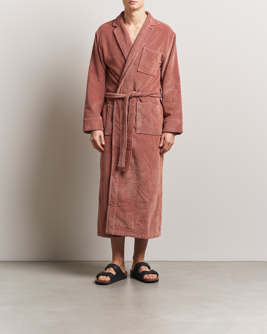 Herr | OAS Velour Long Robe Roza | OAS | Velour Long Robe Roza