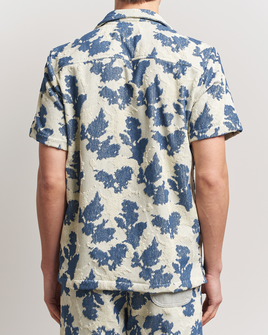 Herr | Skjortor | OAS | Short Sleeve Cuba Terry Shirt Sail Contrast
