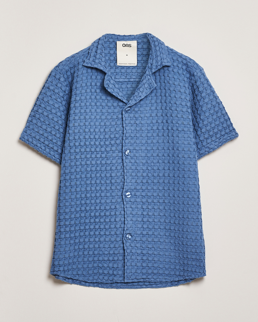 Herr | Skjortor | OAS | Cuba Waffle Shirt Coronet