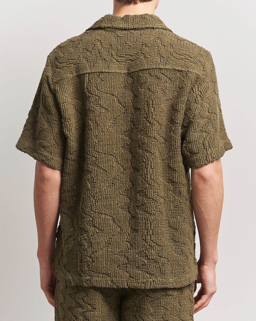 Herr | Skjortor | OAS | Cuba Crochet Shirt Pine Verve